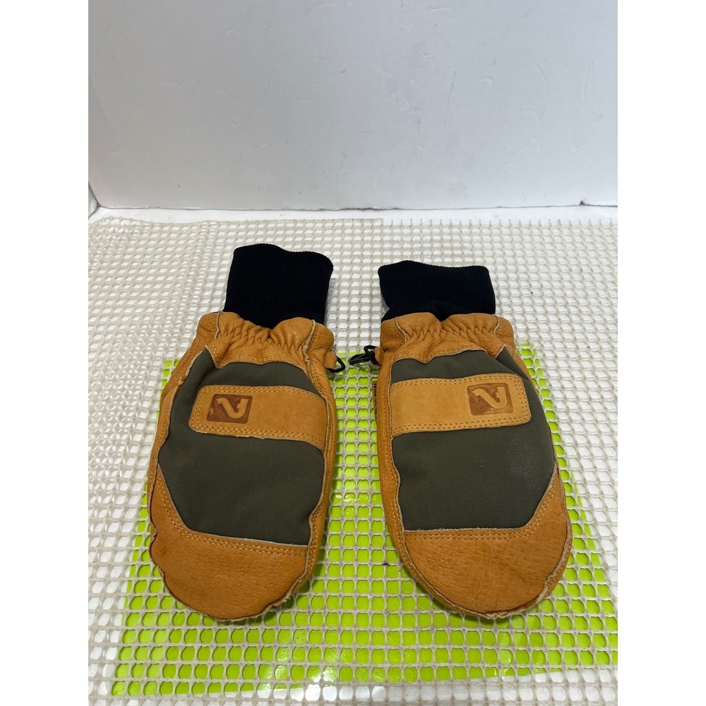 Flylow Unicorn Ski Snowboard Mittens Kids Size Medium Brown Tan